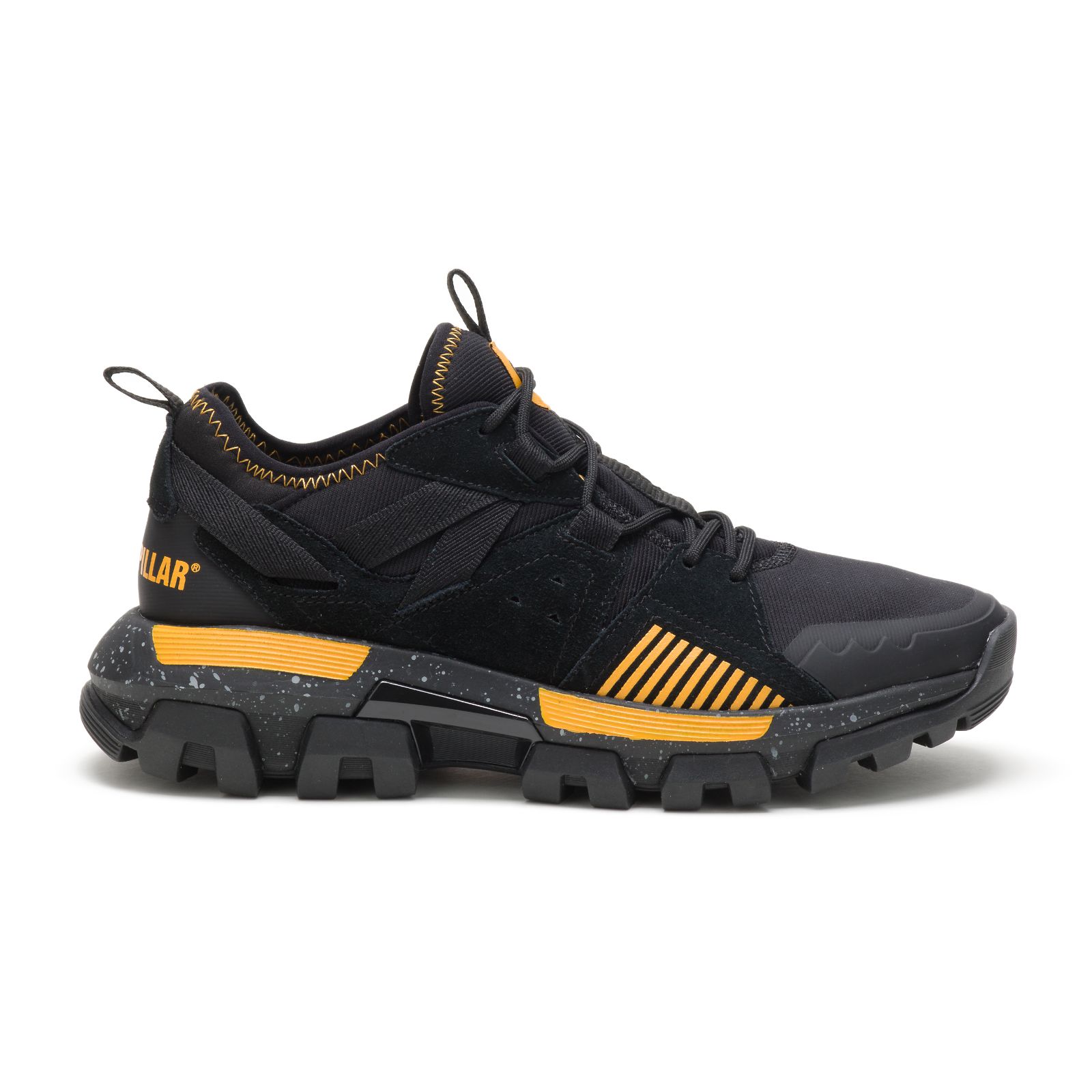 Caterpillar Raider Sport Philippines - Womens Trainers - Black/Yellow 46981ALSJ